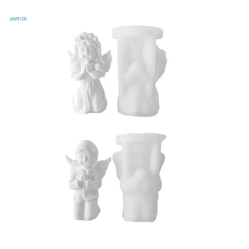 

Prayer Angel Silicone Mold 3D Girl Handmade Scented Mold DIY Cake Chocolate Soap Molds Epoxy Resin Mould