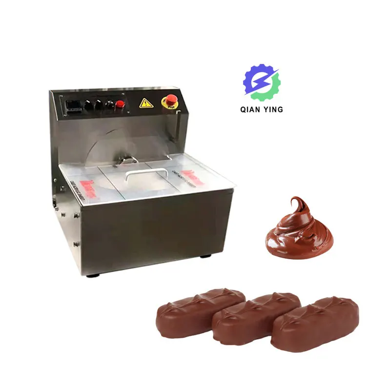 Tabletop Small Chocolate Molding Melting Coating Machinery Chocolate Tempering Machine