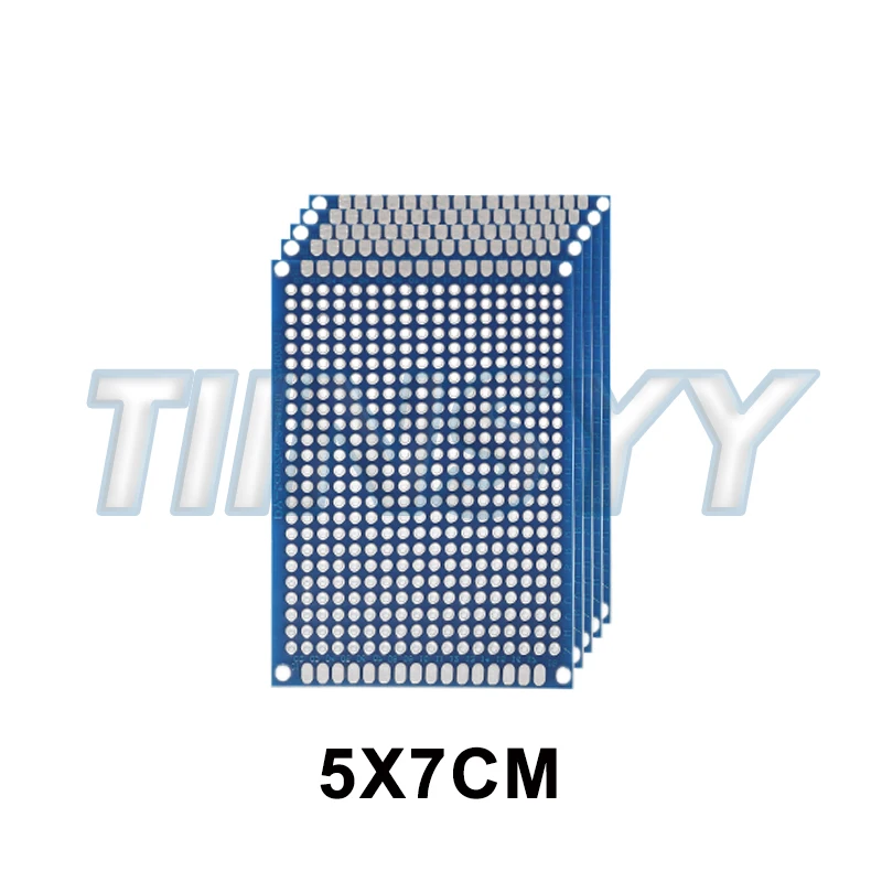 Prototype BoardsBlue Circuit Perfboard 3x7cm 4x6cm 5x7cm 7x9cm DoubleSided Circuit Boards DIY Electronic Kit