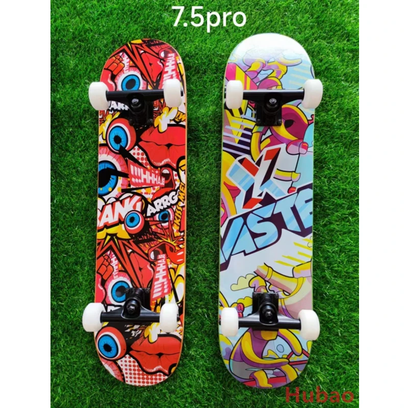 Ws 7.5pro skate crianças adulto iniciante exercício board profissional skate 30 maple maple maple longboard liga suporte esportes ao ar livre