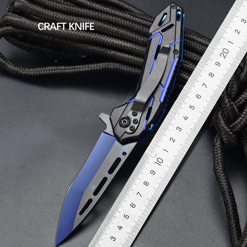 

Wilderness exploration Tactical Folding Knives Self Defense Survival and rescue knife with High hardness Outdoor Cutting tool