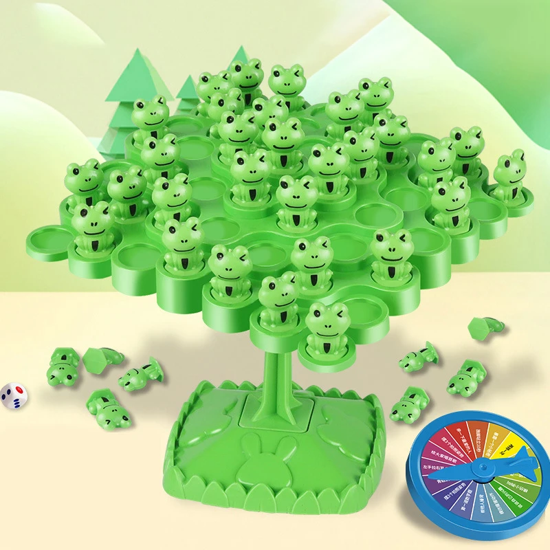 Kinder Frosch Balance Baum Montessori Mathe Spielzeug Eltern-Kind-Interaktion Tabletop Balancing Brettspiel