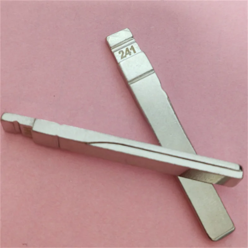 10PCS HU162 Car Remote Key Blade 241# Flip Blank HU162t  for VW Golf Jetta Seat Skoda MQB48 MQB49 Key for KD VVDI