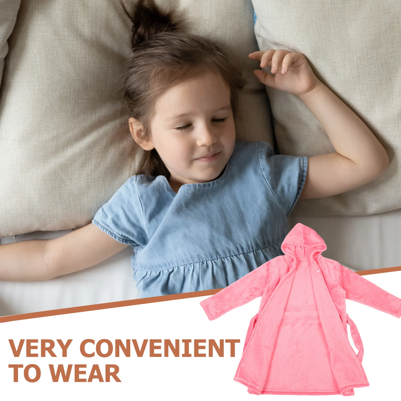 

Warm Hooded Toddler Bathrobe Kids Flannel Sleepwear Cozy Robe For Girls Boys Home Use Cute Animal Design Soft Bath Robe Pajama