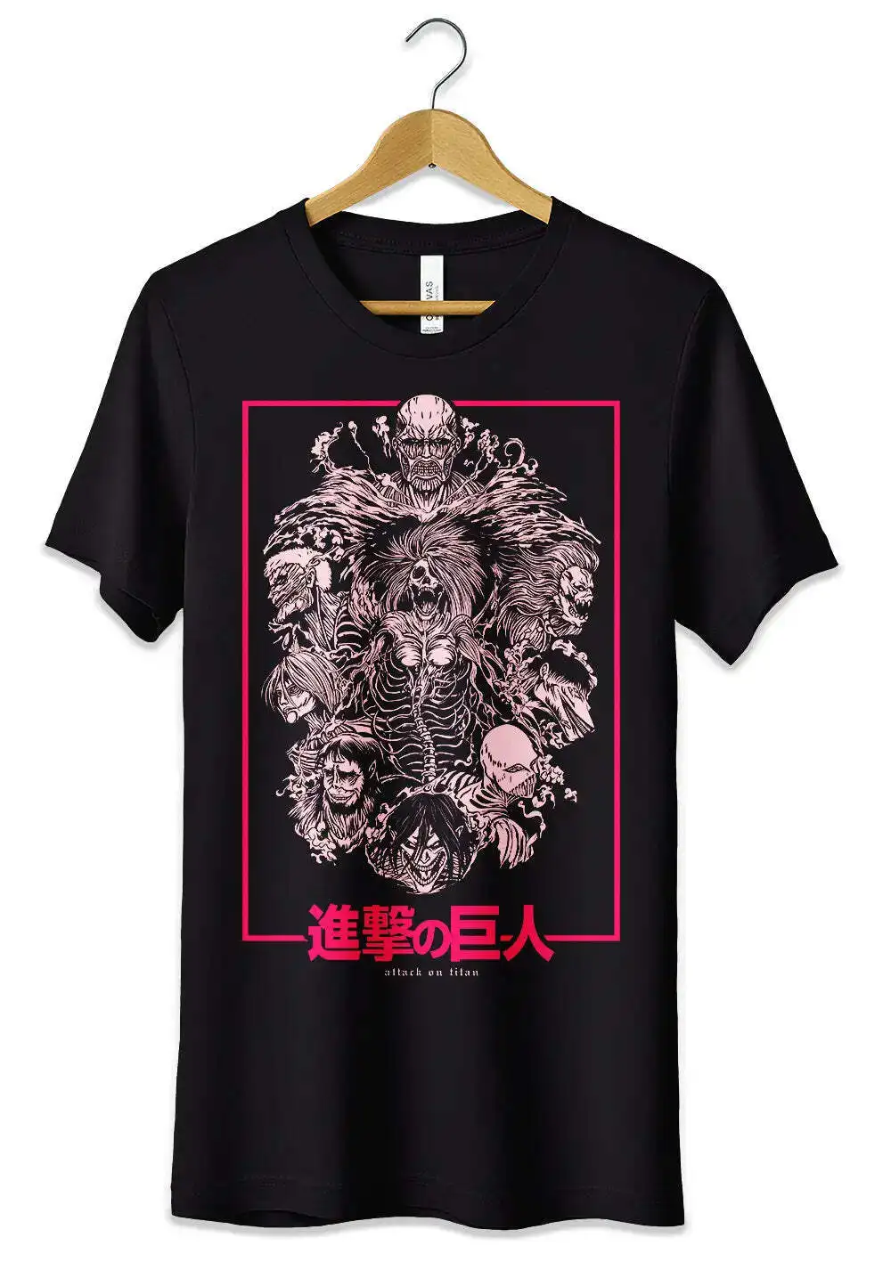 anime-attack-on-titan-giant-attack-camiseta-preta-unissex