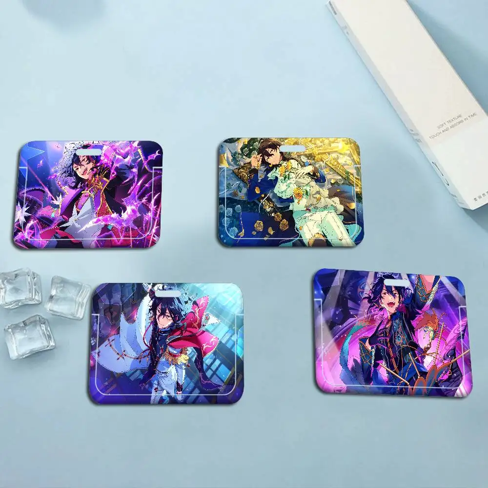 

Популярный чехол для рабочей карты с персонажем аниме S-Sakuma R-Rei, для выставочных ID-карт, держатель для бейджей и пропусков, набор для карт с ремешком на шею