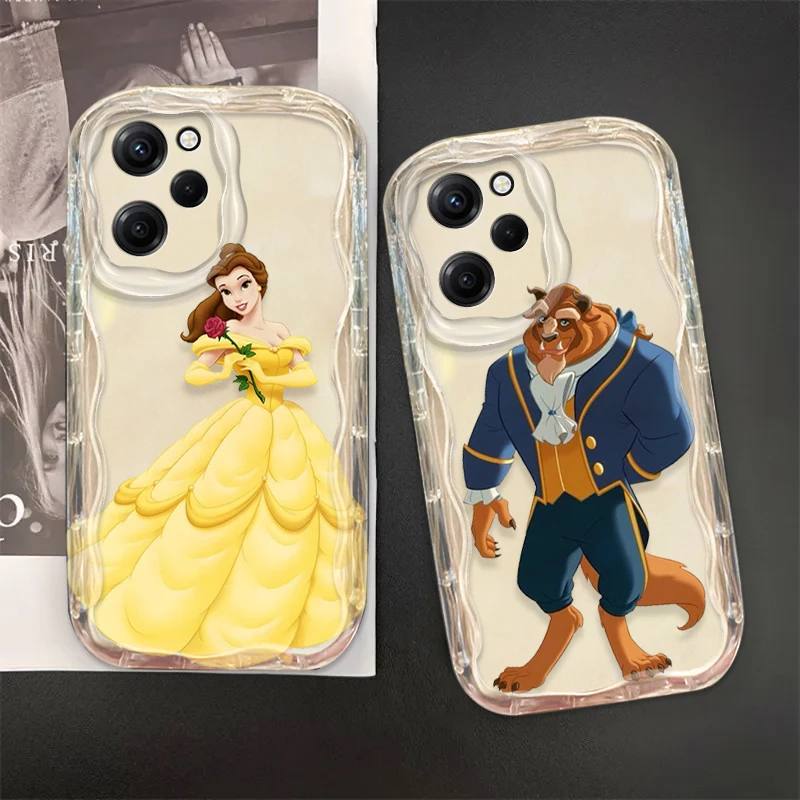 Beauty And The Beast Belle Cover For Xiaomi Redmi Note 13 12 12Pro 11 10 Pro POCO F4 X3 X4 GT X5 X6 Wave Oil Phone Case