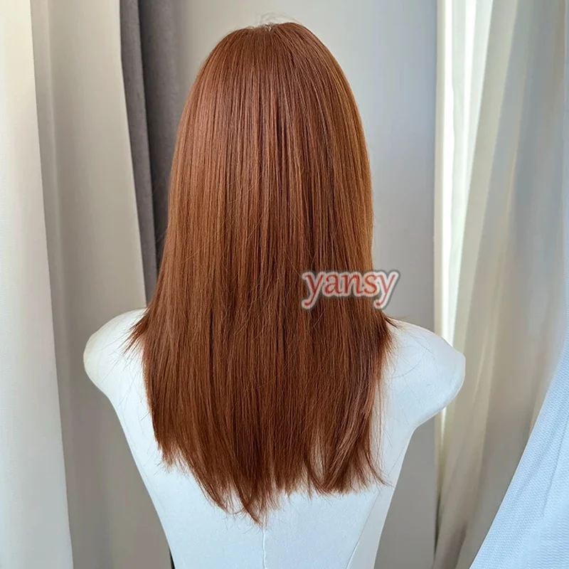 Yansywig Synthetic Hair 3 Colors Japanese Style Long Straight Fashion Wigs For Women Halloween Daily Wear Wig Heat Resistant 5