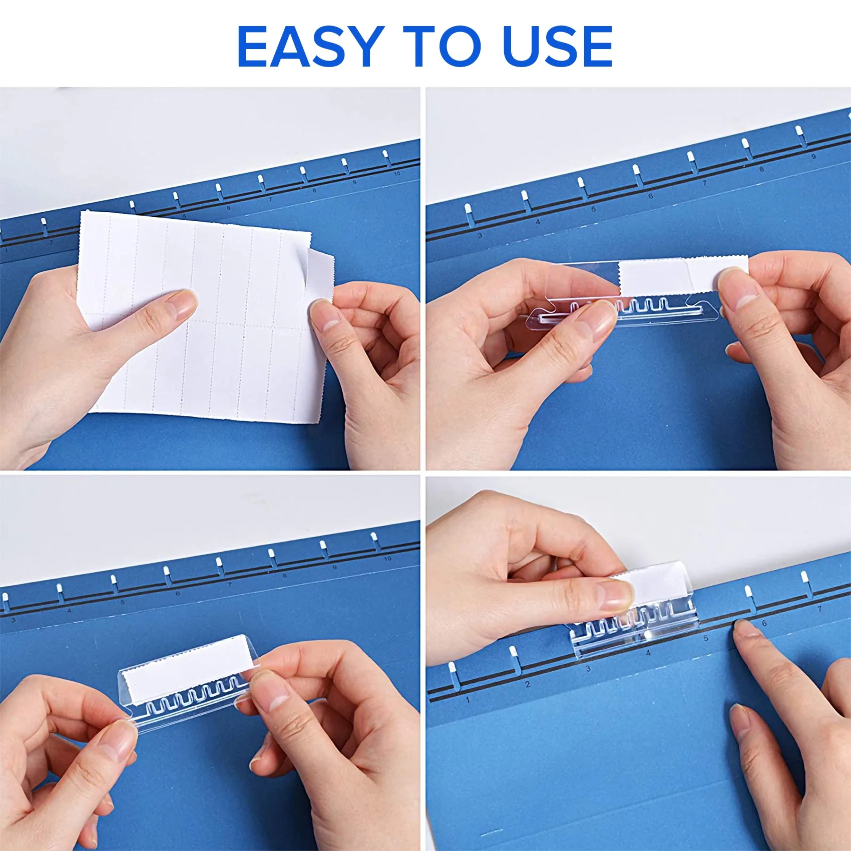 120ชุดแท็บเอกสารไฟล์ขนาด2นิ้วแท็บโฟลเดอร์แบบแขวนและตัวแทรกหลากสีเพื่อระบุไฟล์ที่แขวนได้อย่างรวดเร็ว