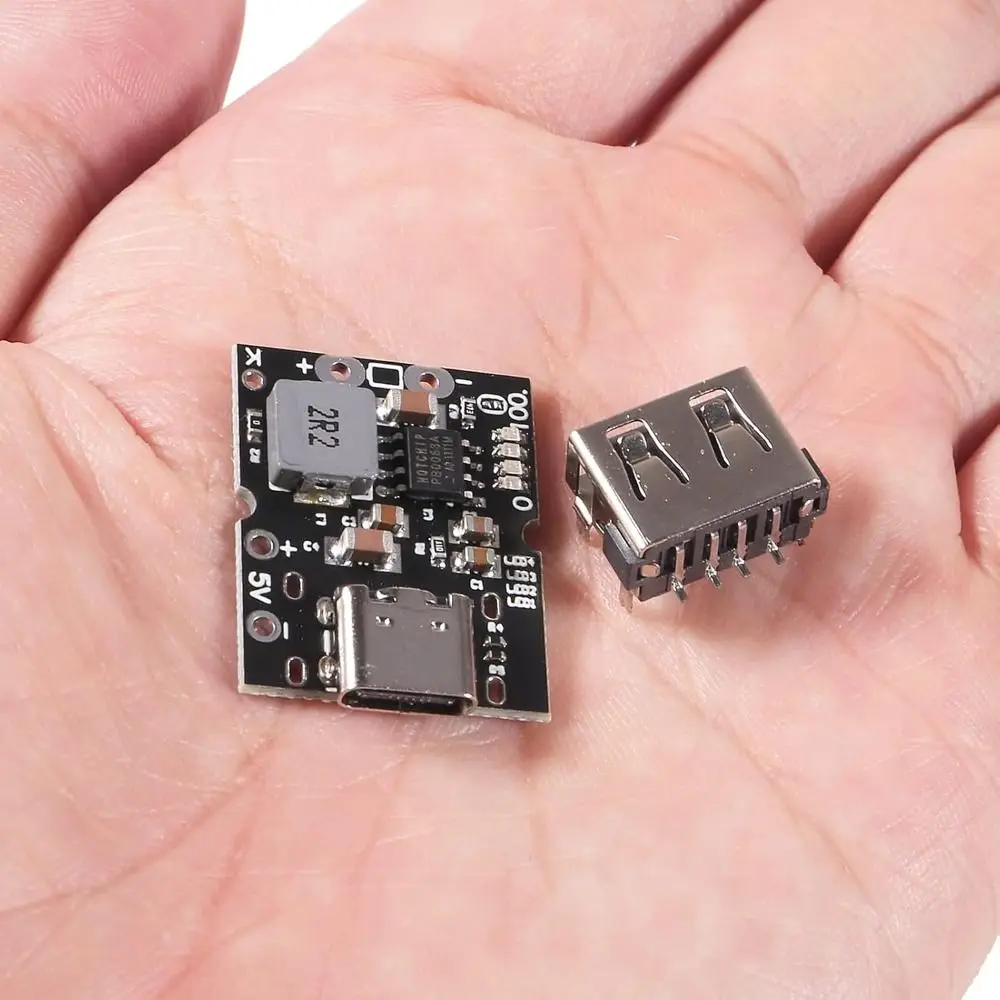 5V 2A 5V 3.1A Power Supply Module Type-C Connector Overcharge Protection USB Charging Board Adjustable Output Boost Converter