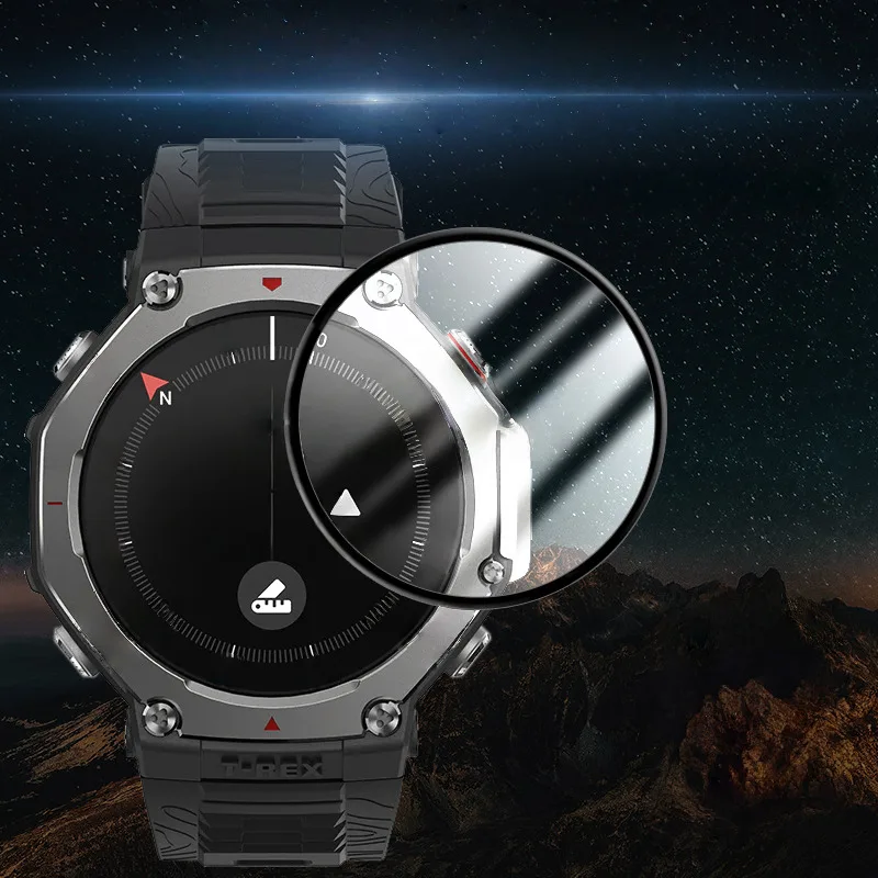 Para Amazfit t-rex 3Pro TRex 3 Pro Protector de pantalla antiarañazos cobertura completa no vidrio 5D película HD suave, anti dedo, vista clara
