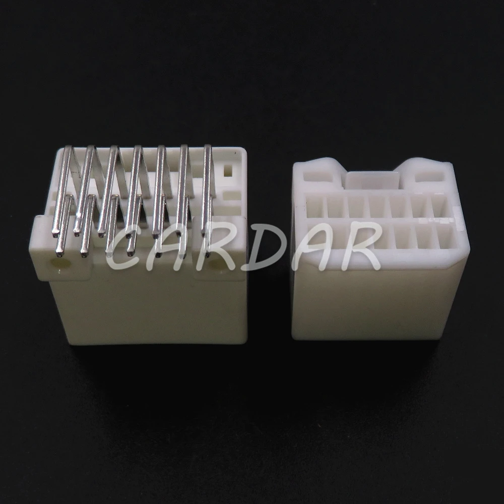 1 Set 14 Pin Auto Electric Cable Unsealed Plug PCB Wire Connector Car Plastic Housing Socket AC Assembly 7283-5832 7382-5842