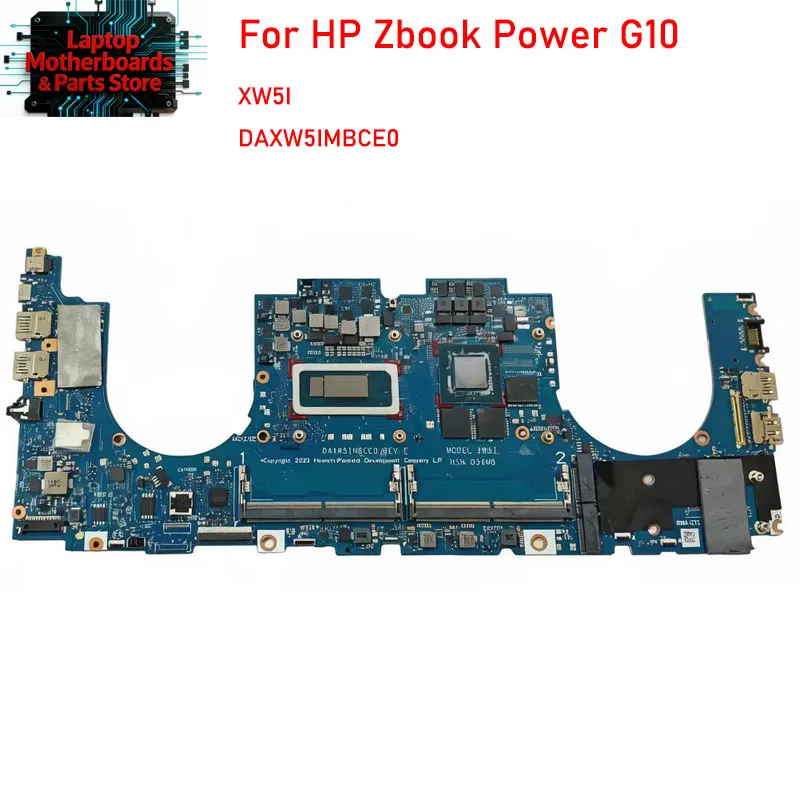 

Материнская плата XW5I для ноутбука HP ZBook Power G10 с процессором i9-13900H, номер детали DAXW5IMBCE0, 100% протестировано