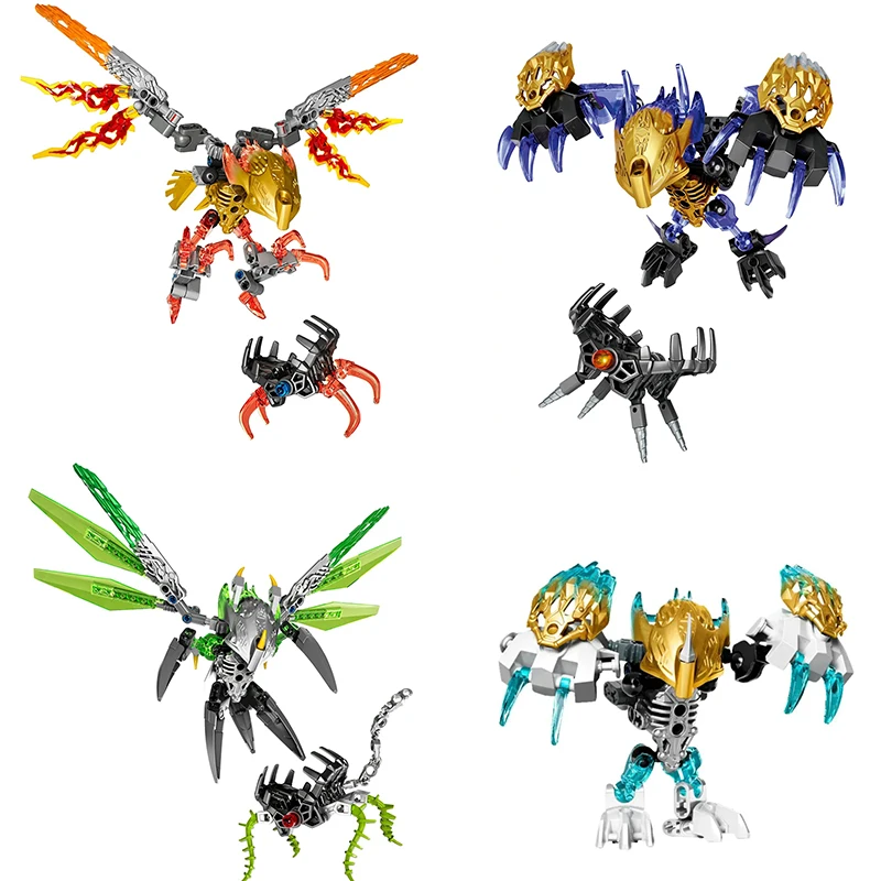 Bionicle Warriors Schädel Action-figuren Sammlung Bausteine Umarak Uxar Maske Master Storm Beast Anime Ziegel Spielzeug Kind Geschenke