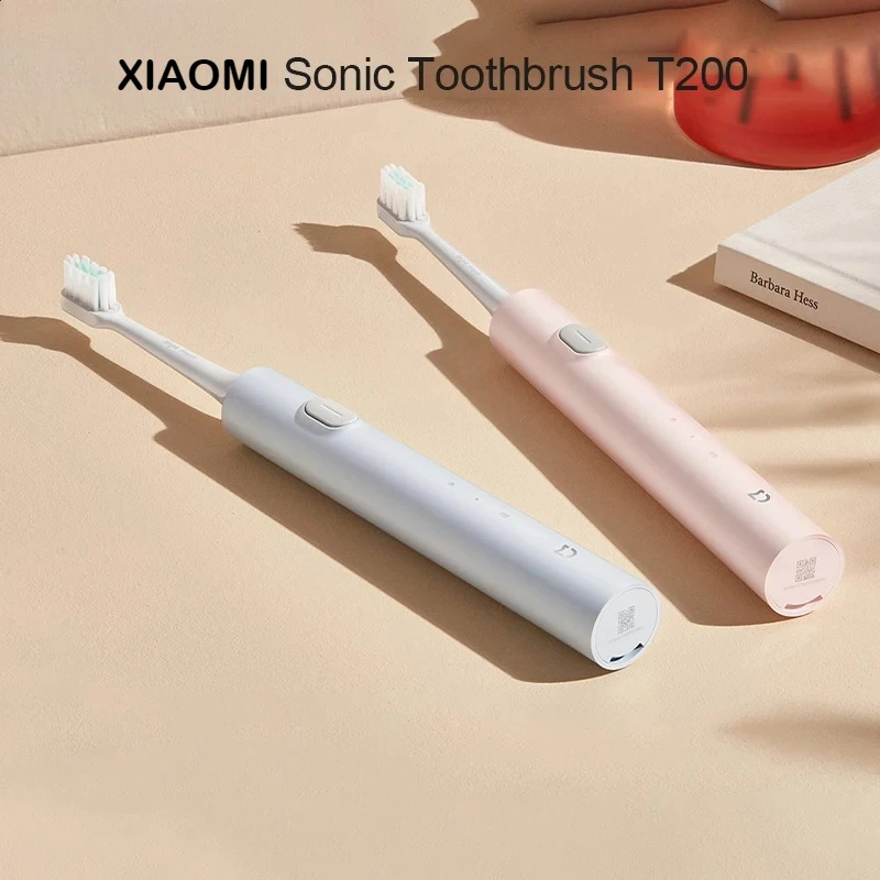 XIAOMI Sonic Electric Toothbrush T200 2 Mode Smart Cleaning USB‑C Rechargeable IPX7 Waterproof Teeth Brush With Replacement Head