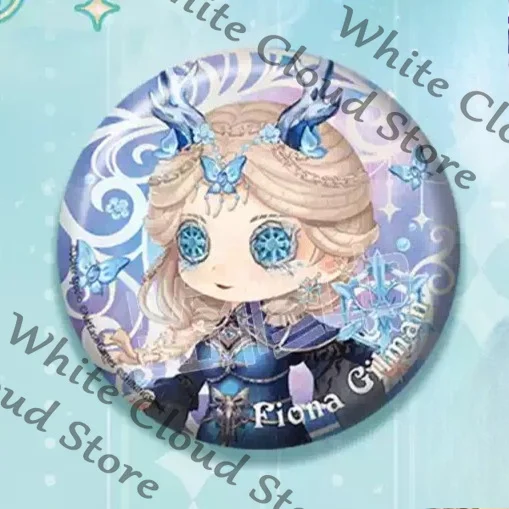Game Identity Ⅴ Psychologist Barmaid Patient Cosplay Cartoon Genuine Tinplate Badge Brooch Pin Ornament Decoration Collection