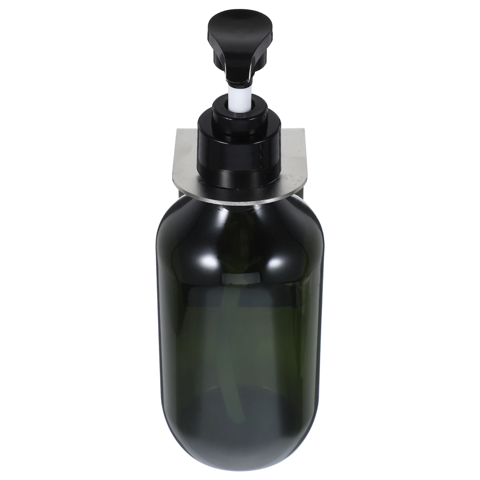 

304 Stainless Steel Wall Mount Soap Dispenser Set Refillable Hand Soap Shampoo Conditioner Pump for Bathroom Kitchen Laundry