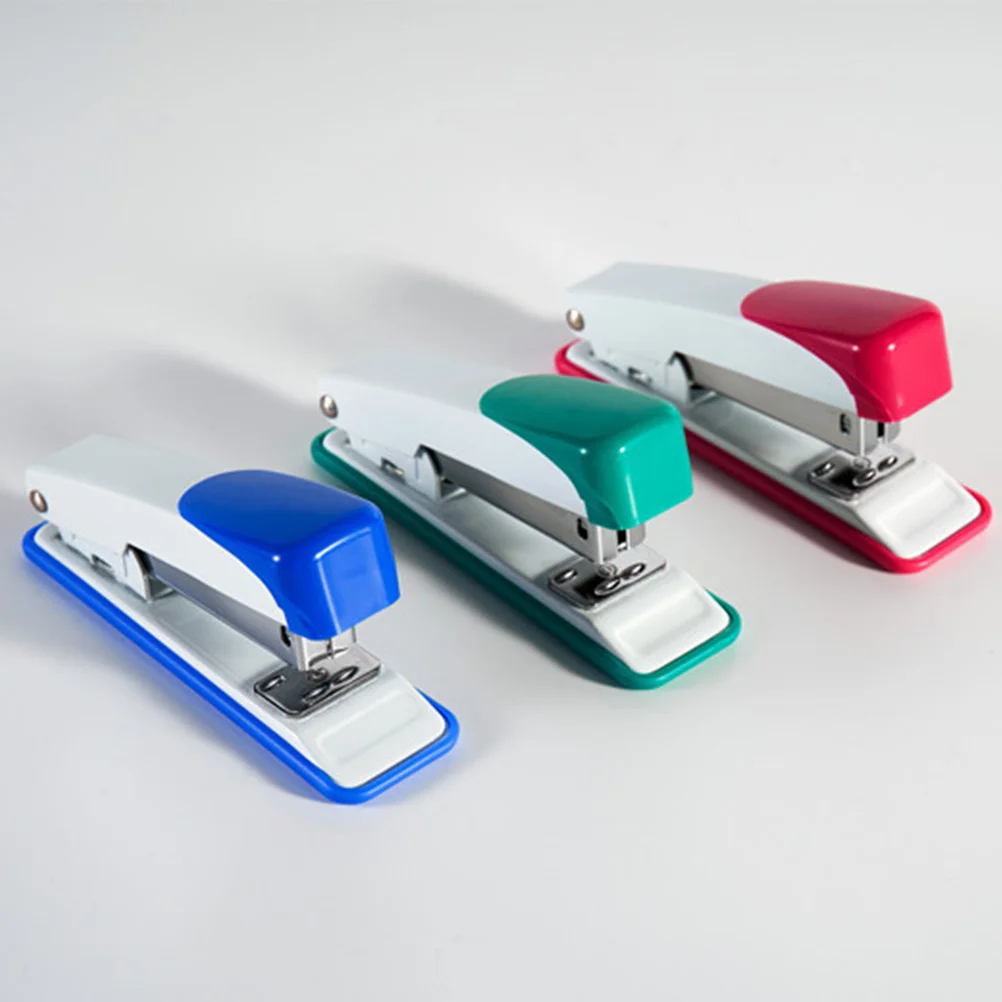

2 Pcs ABS Metal Stapler Office Desk Binding Tool Lightweight Compact Study 24 6 Standard Book Binding Easy Carry