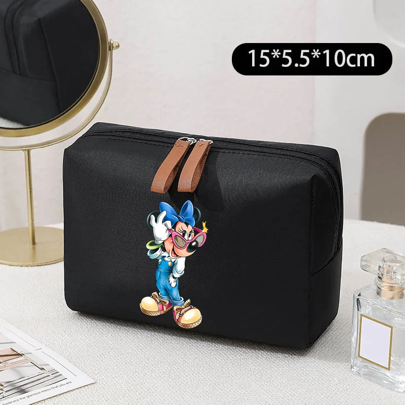 Mickey Minnie Mouse Cosmetic Bag Clutch Outdoor Travel Beauty Makeup Bag for Women Party Lipstick Bags Toiletry Bags Pencil Case