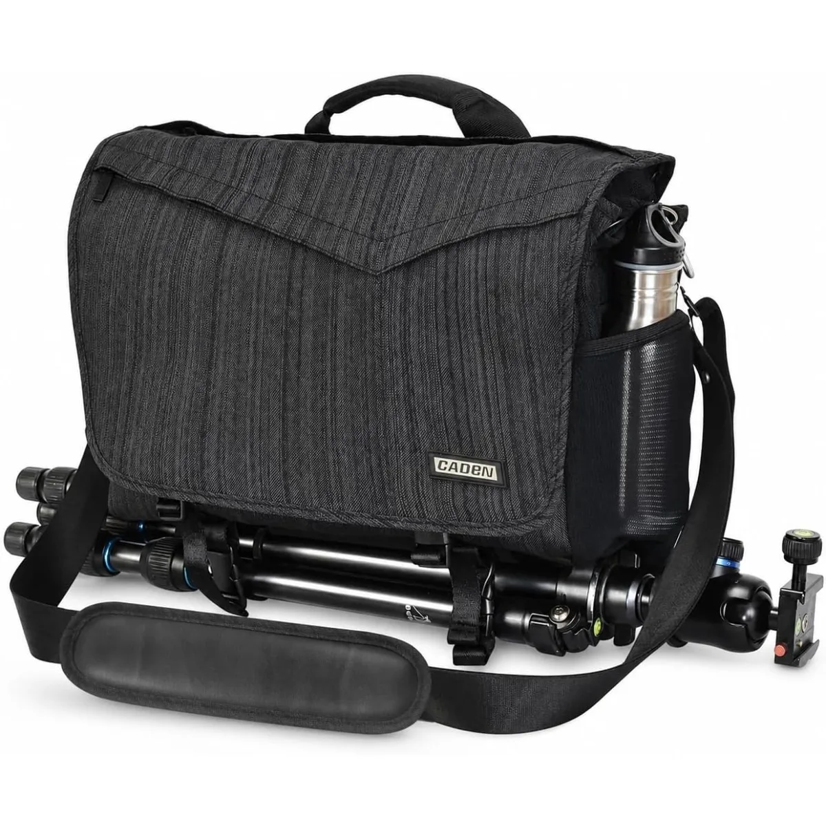 CADeN Waterproof Camera Sling Bag,1Cam 3Lens,15.6