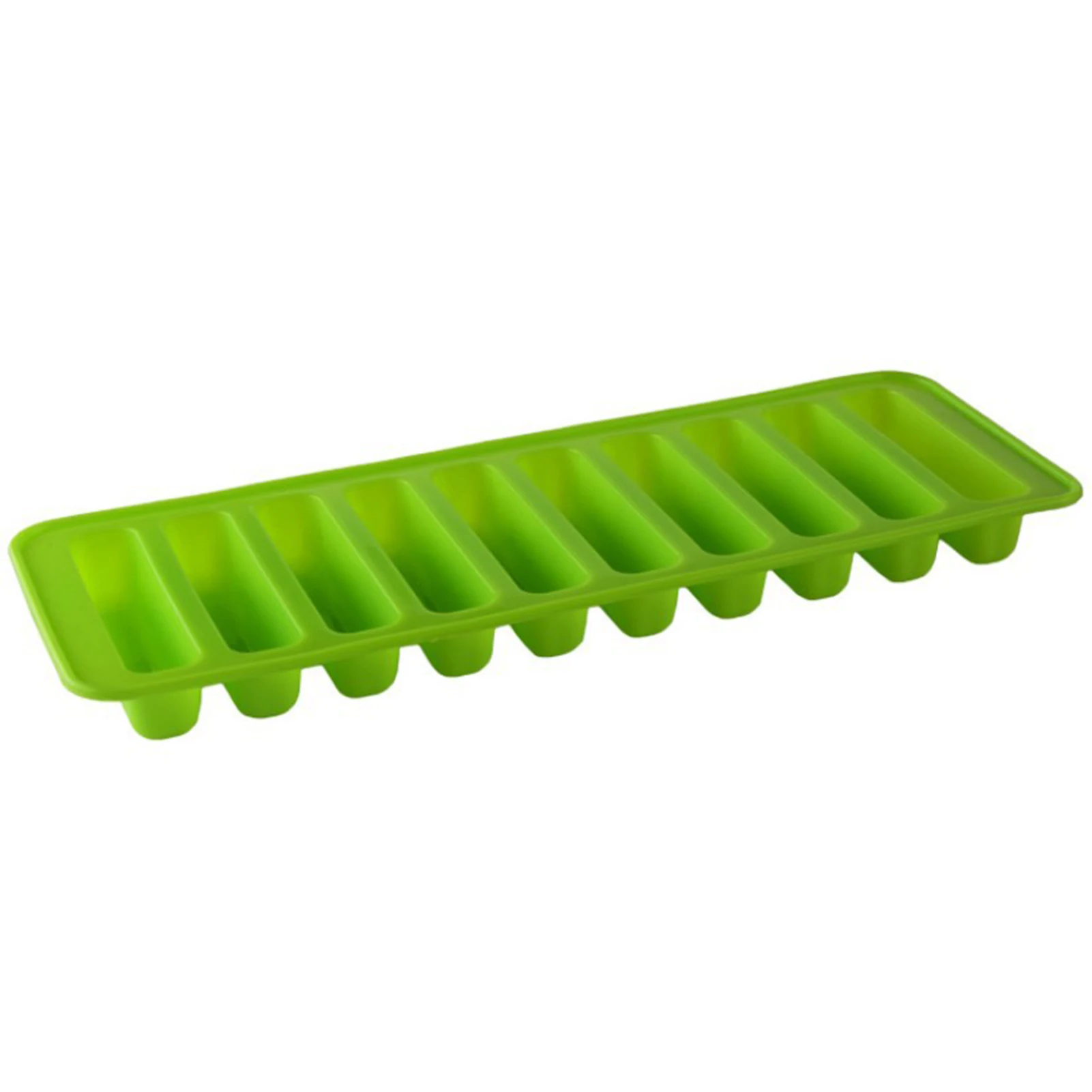 Silicone Hot Dog Maker Mould 10 Holes Long Finger Cake Molds for Baking Kitchen Gadgets