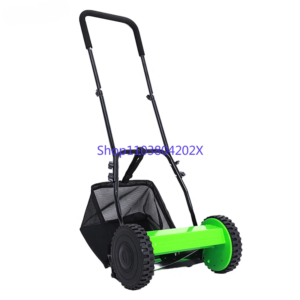 

12"/14"/15"/16" Hand Push Propelled Reel Lawn Grass Mower Manual Lawnmower Gardening Tool and Equipment Yard Bee Farm Apiculture