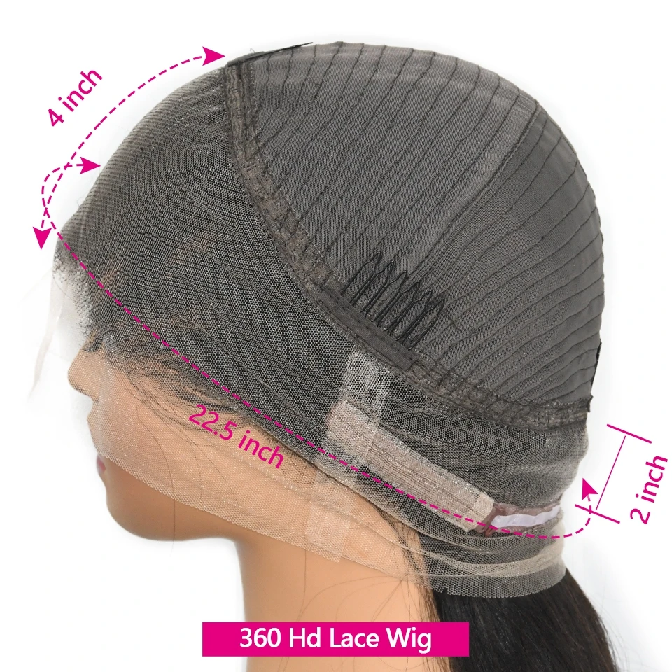 360 Lace Front Wigs Human Hair Full Lace Front Human Hair Wigs for Women Pre Plucked Transparent Peruvian Lace Frontal Wigs