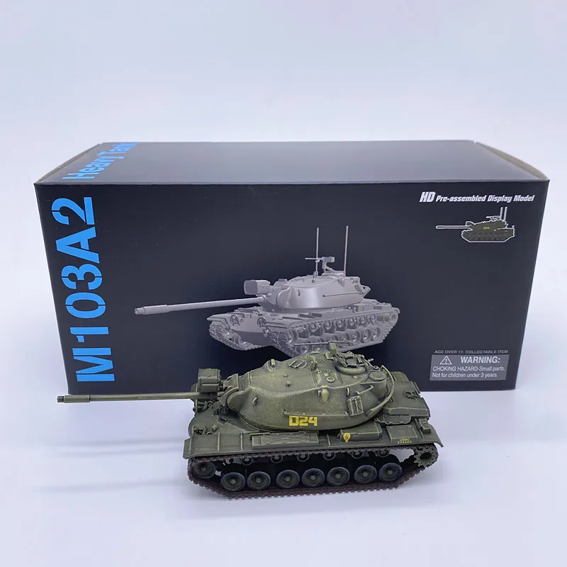 Dragon 1/72 US M103A2 Heavy Tank Model Pendulum World 63162 63163 Pre-assembled Display Soldier Weapon Collection In Stock