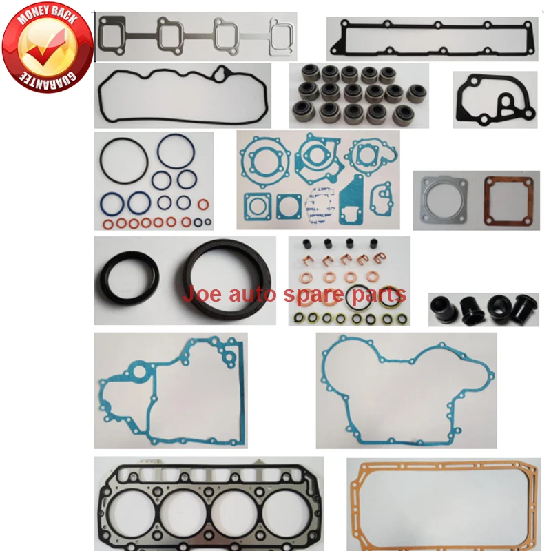 

Engine Full gasket set kit for Yanmar 3053cc 3.1 D 3319CC 3.3 D ENGINE: 4TNV94