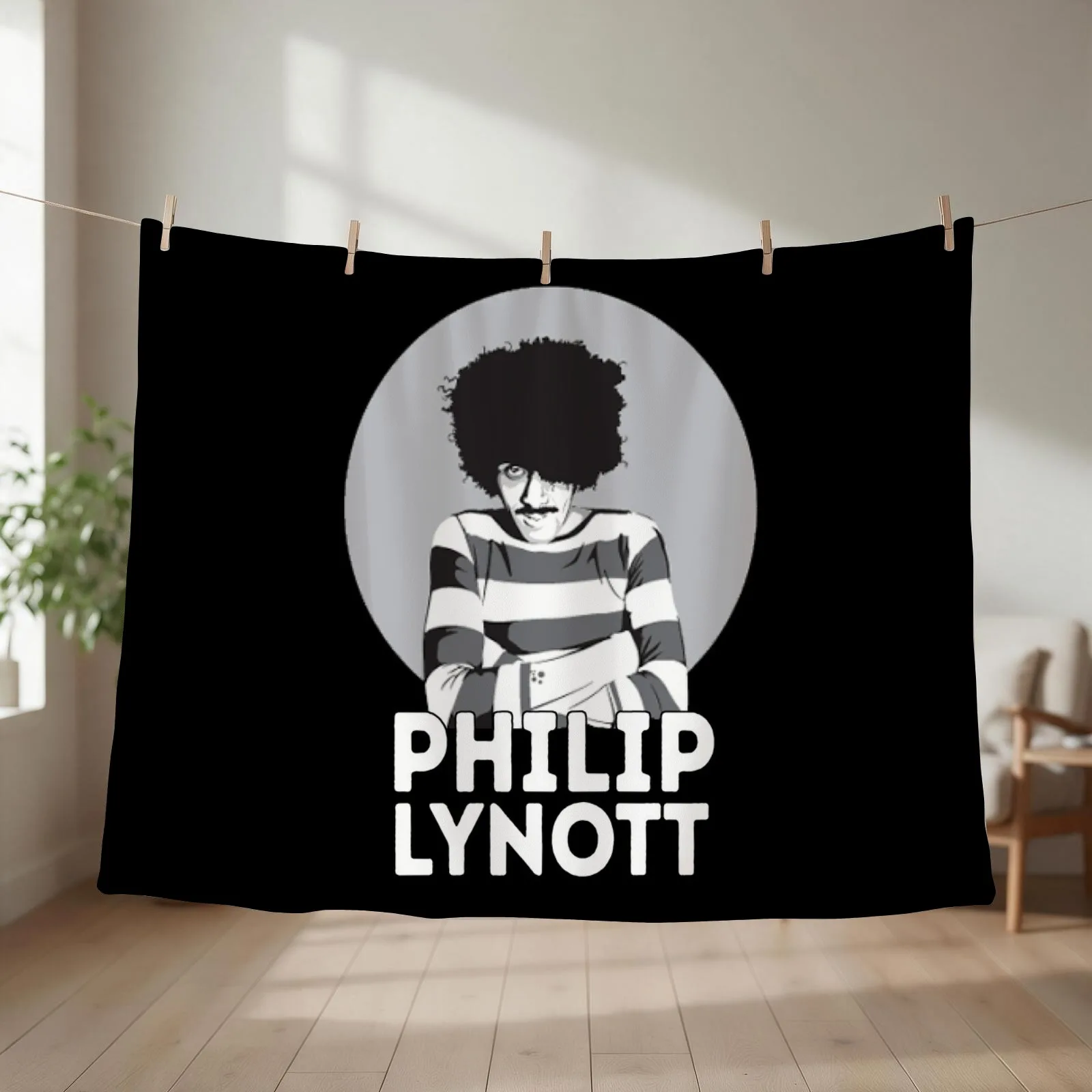 Phil Lynott , lizzy lover Throw Blanket couch cozy soft plush fuzzy picnic outdoor blanket
