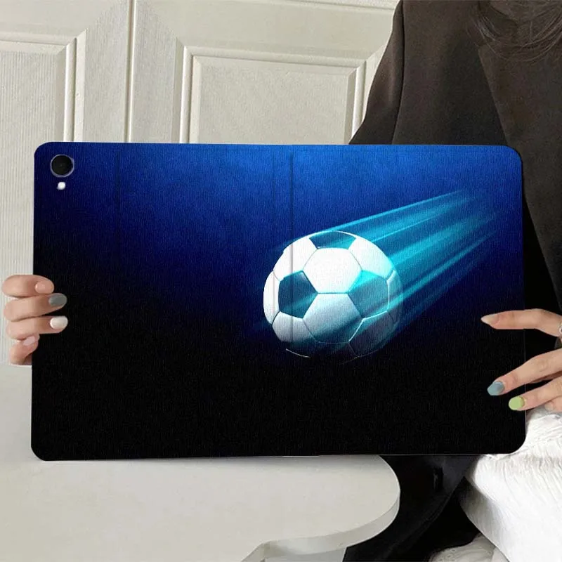 

Cool Soccer Ball Light For Samsung Galaxy Tab A7 A A8 A9 A11 S6 S11 10.1 10.4 10.5 Inch Lite PLus Soft Tablet Case Gift