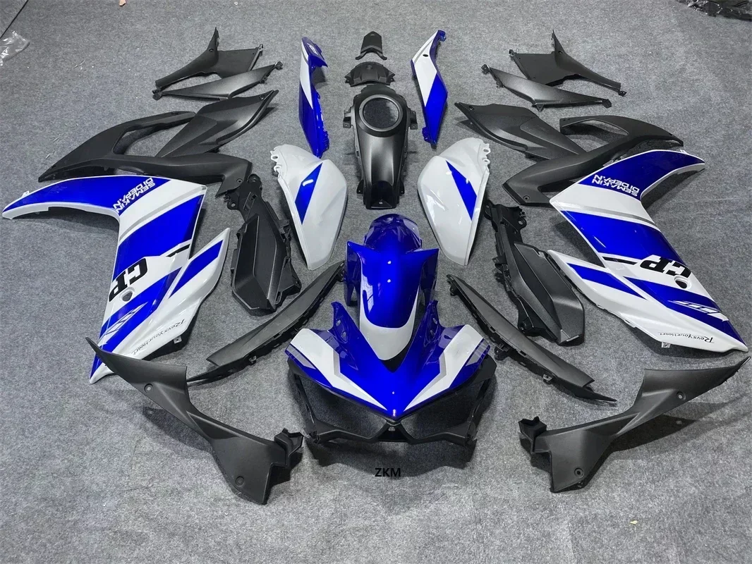 Injection Fairings for R3 2015 - 2017 R25 2016 Complete Panels 15 16 17 ABS Plastic Panels Kit Body Work Blue and whiteCowlings