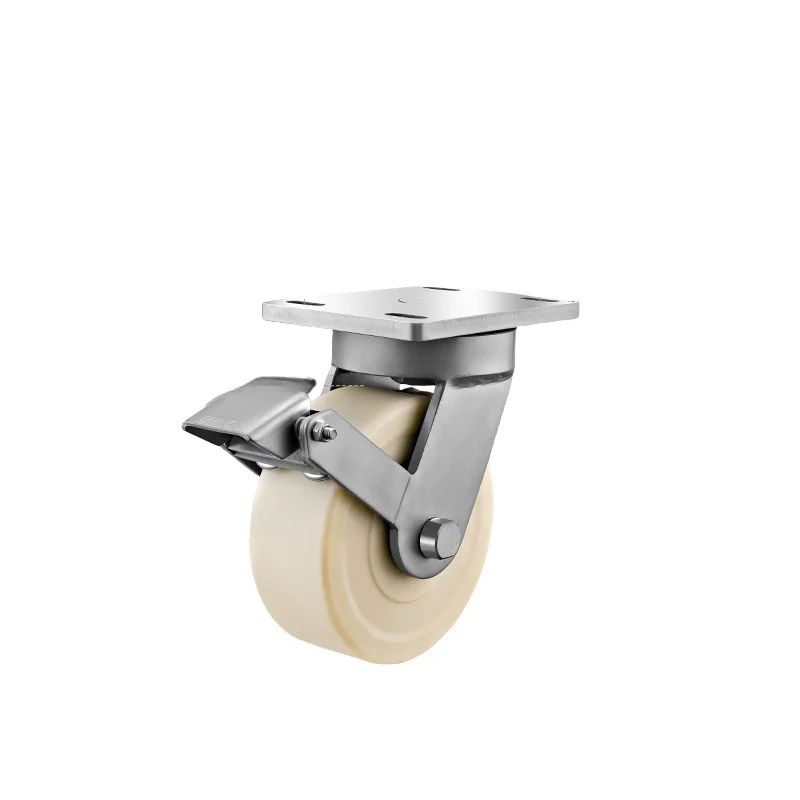 Single-wheel 3-ton Super-large Load-bearing  Nylon Steel Core PU  Steel Wheels Super Heavy-duty Casters, Universal Casters