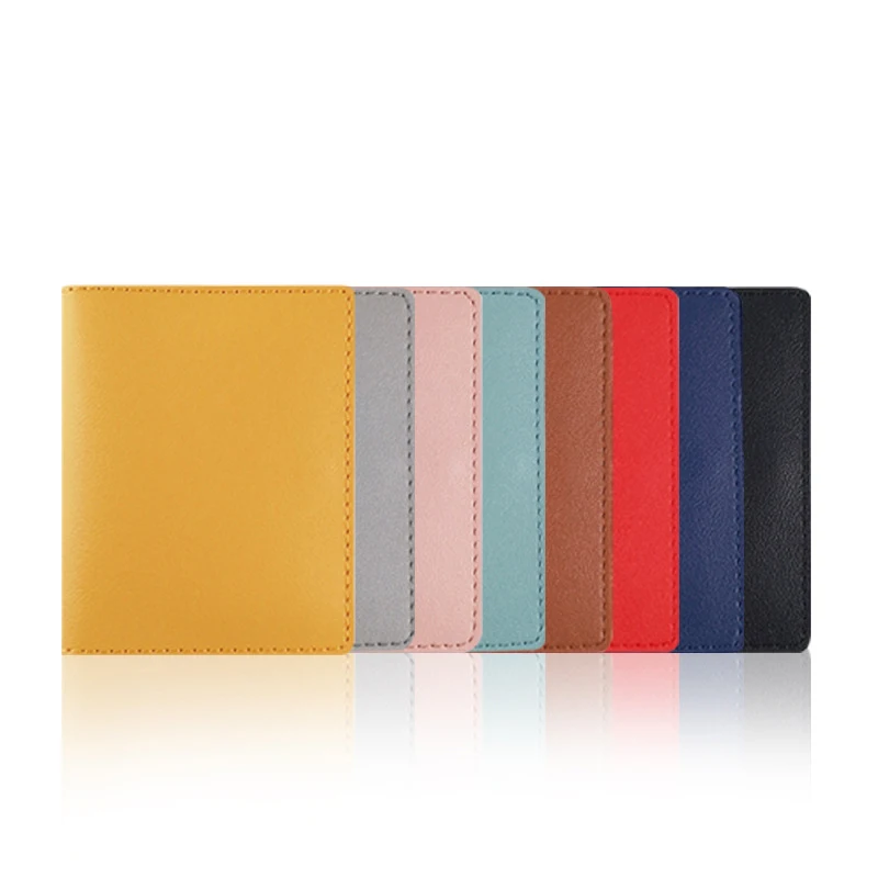 ID Credit Card Holder Women Wallet Solid Color Designer Coin Purse Minimalist Soft PU Leather Pocket Card Case Organizer