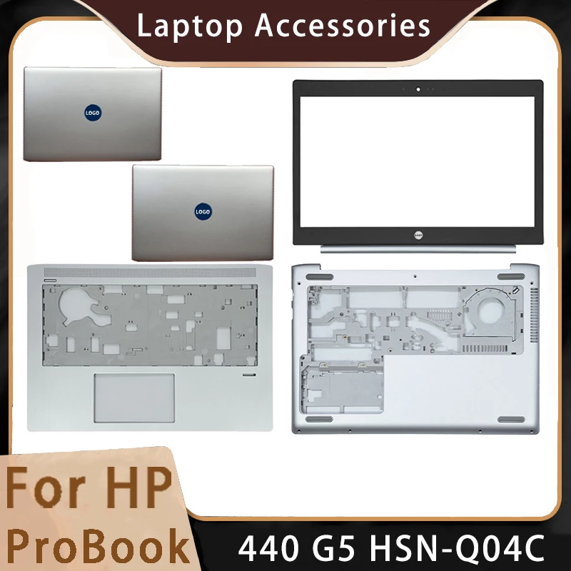 

New For HP ProBook 440 G5 HSN-Q04C Shell Replacemen Laptop Accessories Lcd Back Cover/Front Bezel/Palmrest/Bottom With LOGO