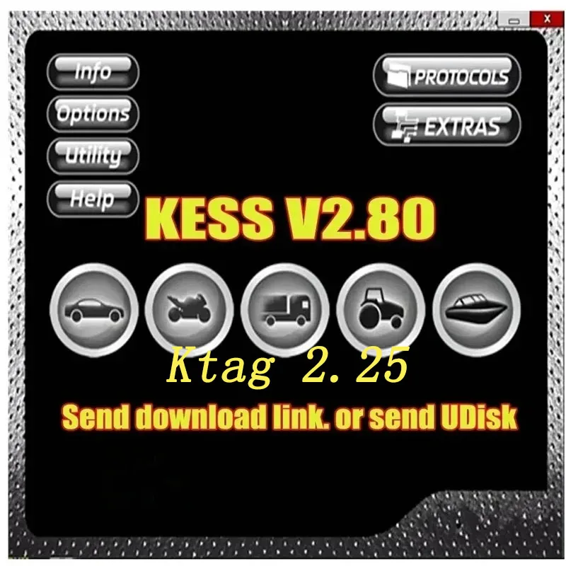 Nuovo Checksum 2022 KESS & KTAG CLONE con Software Ksuite 2.80 per Kess V5.017 ECU Programmer ECU Chip Tuning Tool Ktag 2.25