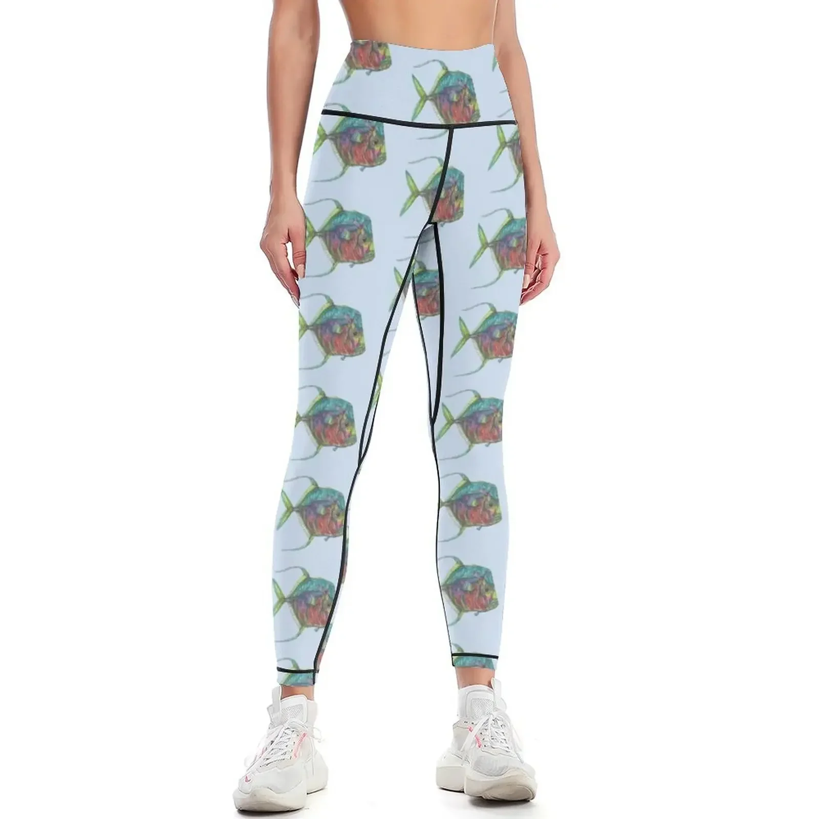 

Lookdown Fish Leggings gym top Women sportwear Women sports joggers for Womens Leggings