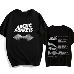 Arctic Monkeye Boys Girls Back Printing T-shirts The Hit List Gothic Tee-shirt Summer Punk Casual Tshirt Sudaderas Hip Hop Tees