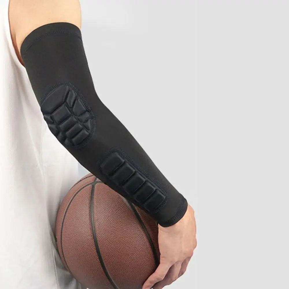 Honeycomb Padded Elbow Forearm Sleeves Compression Arm Protective Support Elbow Guard