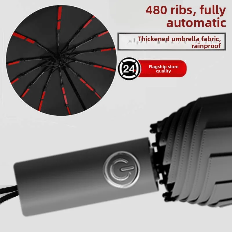 

480 Ribs Auatic Umbrella Thiened Carbon Steel Sun Rainproof Umbrella for Men And Women Sunade Sunscreen Large Size