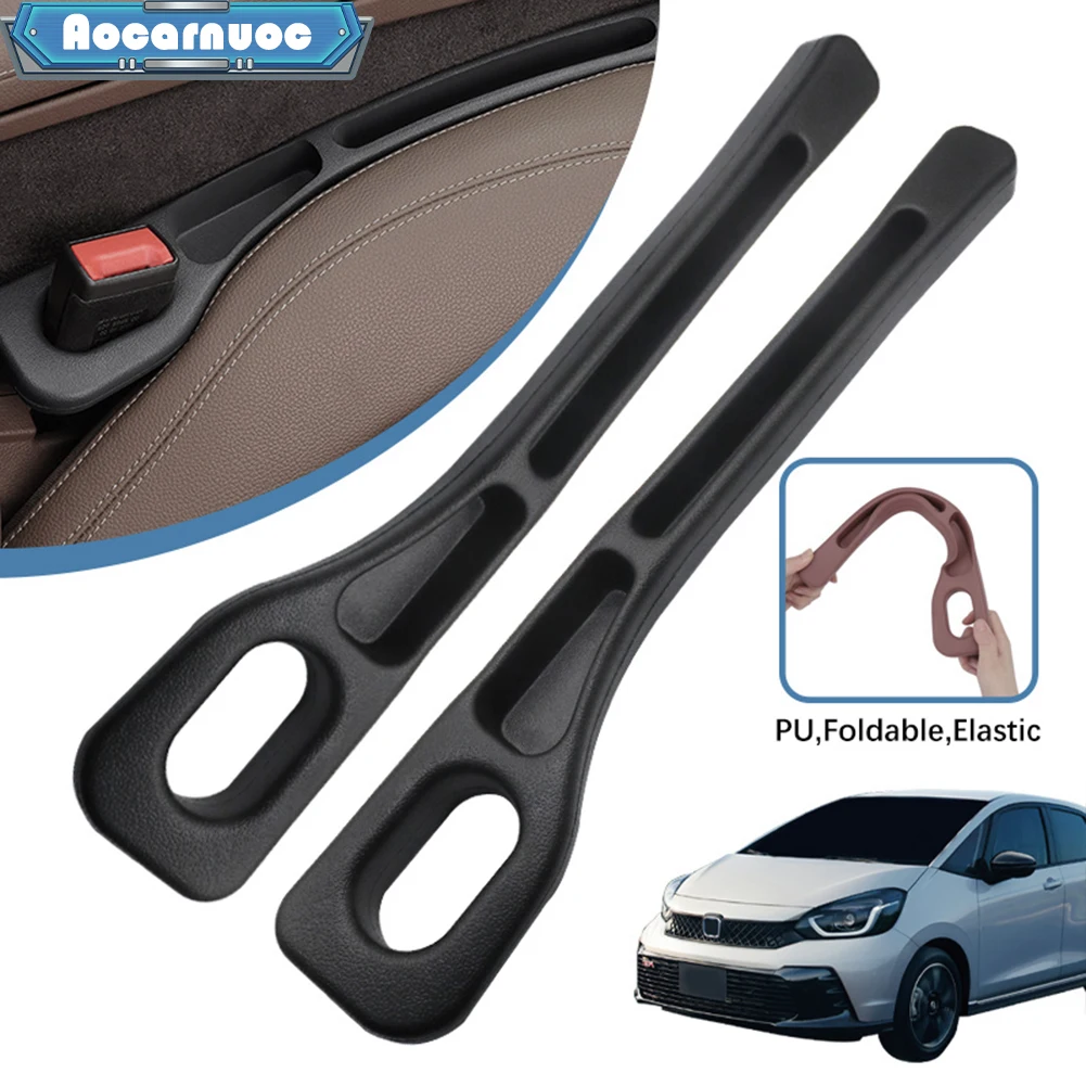 2pcs/set Car Seat Gap Filler Strips Accessories For Honda Jazz MK1 MK2 MK3 MK4 2001-2013 2014 2015 2017 2019 2020 2021 2022 2023