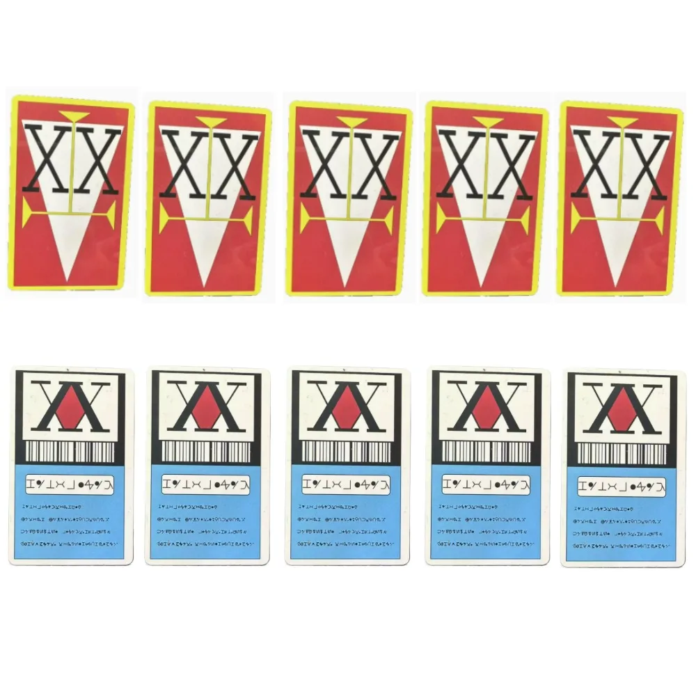 

10pcs Anime Hunter×Hunter License Card Holder Cosplay Hisoka Kurapika Killua Zoldyck PVC Cards Collection Costume Props