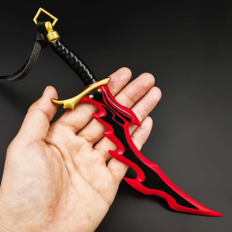 Real Solo Leveling Kanata Zwaard Mizushino Shun Anime Cosplay Accessoires Mes Metalen Mondel Japanse Samurai Sabel Sleutelhanger Gift