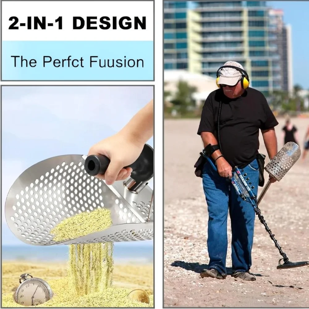 Treasure Hunting Shovel Digging Tool - Sekop Pasir Baja Tahan Karat 304