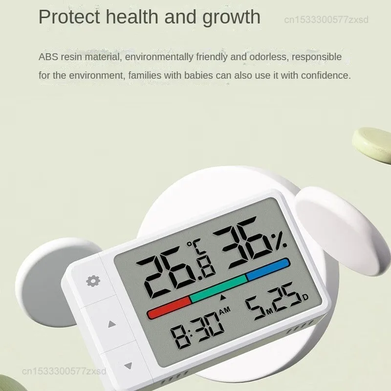 MiaoMiaoCe Digital Thermometer Hygrometer Weather Station Humidity Meter Multifunction Electronic Clock for Home Indoor Mini