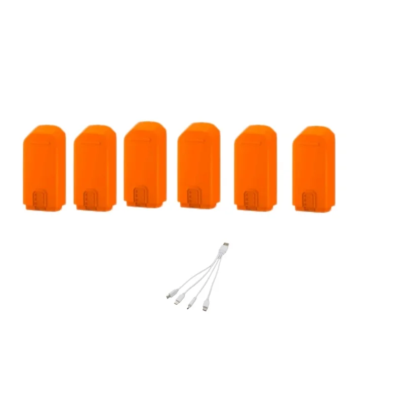 V66 Drone Accessories Battery 3.7V 1800mAh Propeller Blades 4-in-1 Charging Line Spare Parts For V66 Obstacle Avoidance Drone