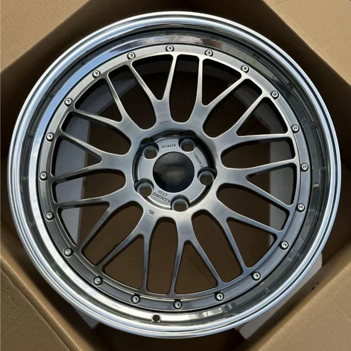 مخصص 2 قطعة 3 قطعة خفيفة الوزن مزورة سبيكة عجلة LM10 للسيارات الرياضية M3 M4 F30 F80 F82 G30 G31 G05 F90 E90 F32 5x112 5x120 #3