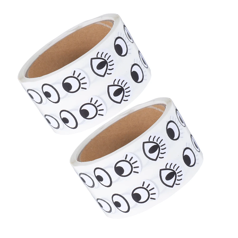 

2pcs 2 Rolls Googly Cartoon Eyes For s Crafts Halloween Craft Diy Scrapbook Self Adhesive Wiggle Eyes Small Craft