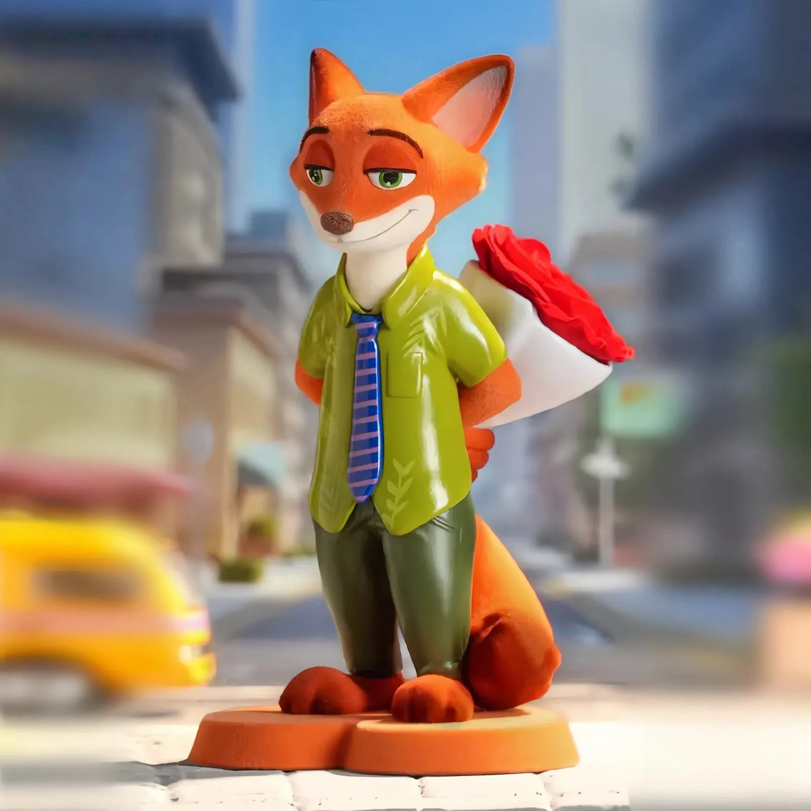 

Новая серия Disney Zootopia Flower, слепая коробка, консервированный свежий цветок, Джуди Ник, украшение для рабочего стола, слепая коробка на день Святого Валентина
