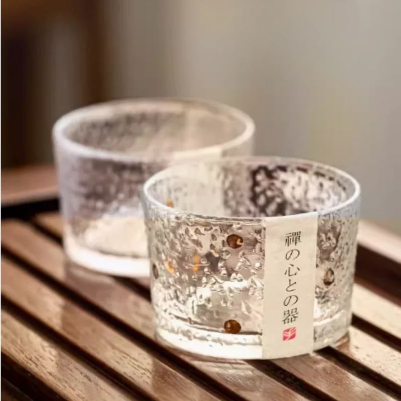 Japanese style Fuji Mountain glass cup, fashionable rock glass, heat-resistant glass, water cup,coffee cup, red wine whiskey cup
